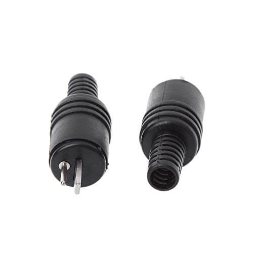 Image of the SKYTRONIC 2 Pin DIN Inline Speaker Socket, a high-quality audio connector.