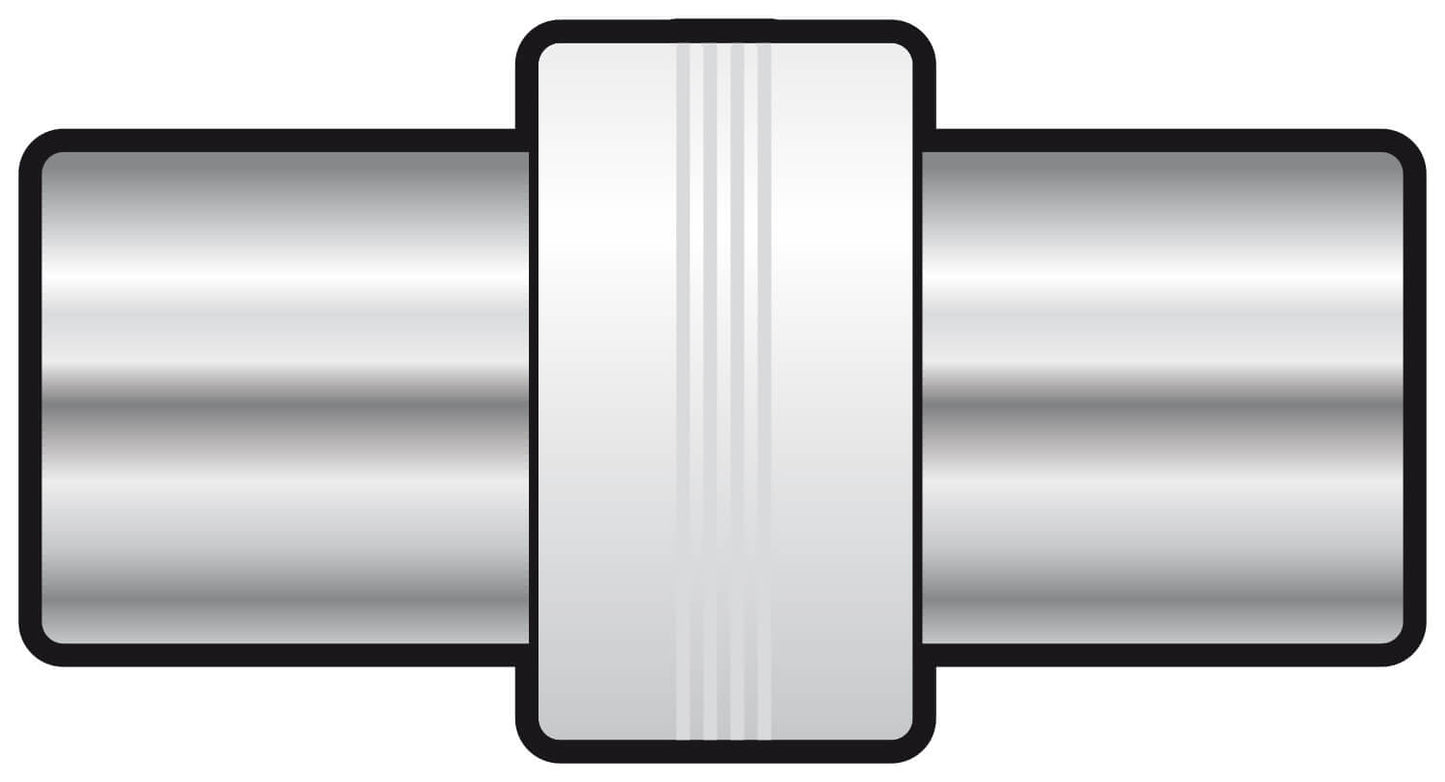 AVLINK RF Coax Back-to-Back Male Coupler LV002 for TV and FM Radio Signals