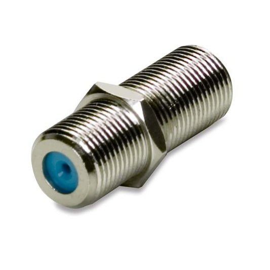 TVA Adaptor F-Type Female to F-Type Female - Back to Back Socket, showing the connector design.