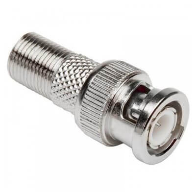 TVA BNC Male to FCON Female Adapter, a high-quality connector designed for audio and video equipment.