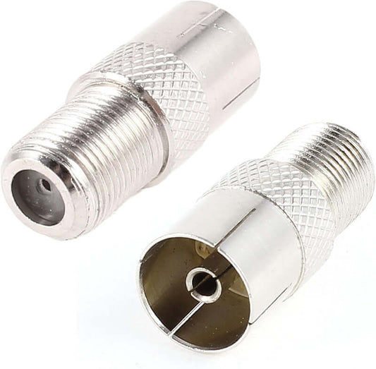 TVA ADAP FCON FEMALE TV RF PLUG Adapter for Coaxial Connections, showing the product design and features.