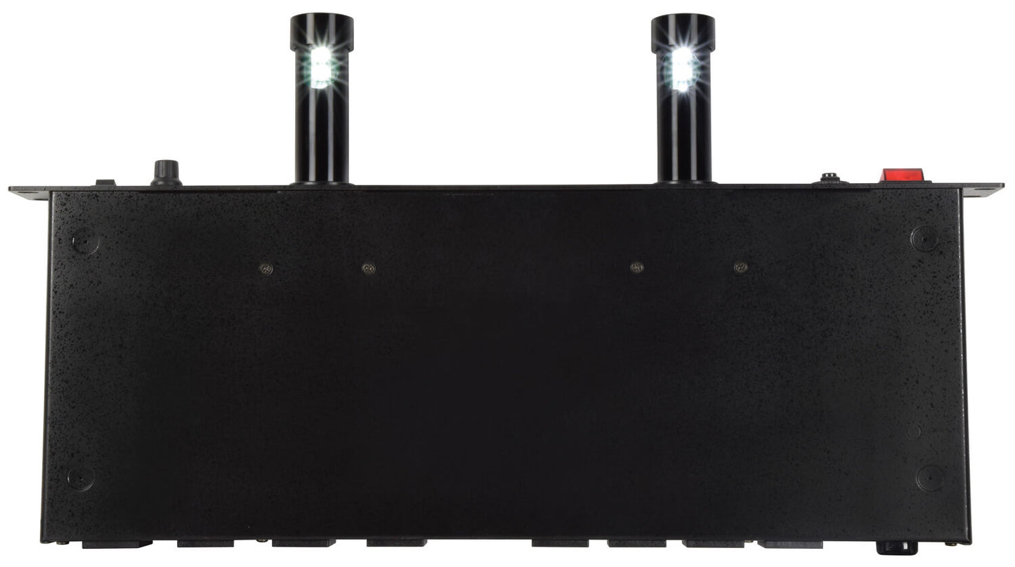 CITRONIC CPD-8C 8-Way IEC Power Conditioner featuring RFI/EMI Filter and LED Rack Lamps