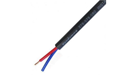 PDC CX166 Speaker Cable 0.75mm² in clear color, 100 meters long, designed for high quality audio performance.