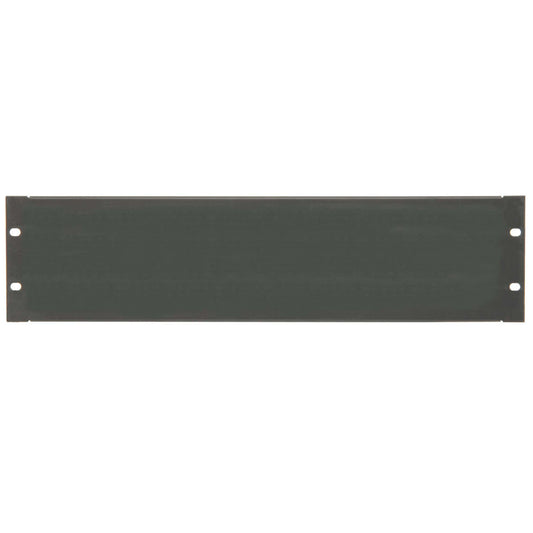 Adastra 19-Inch 4U Blanking Panel made of black powder coated steel.