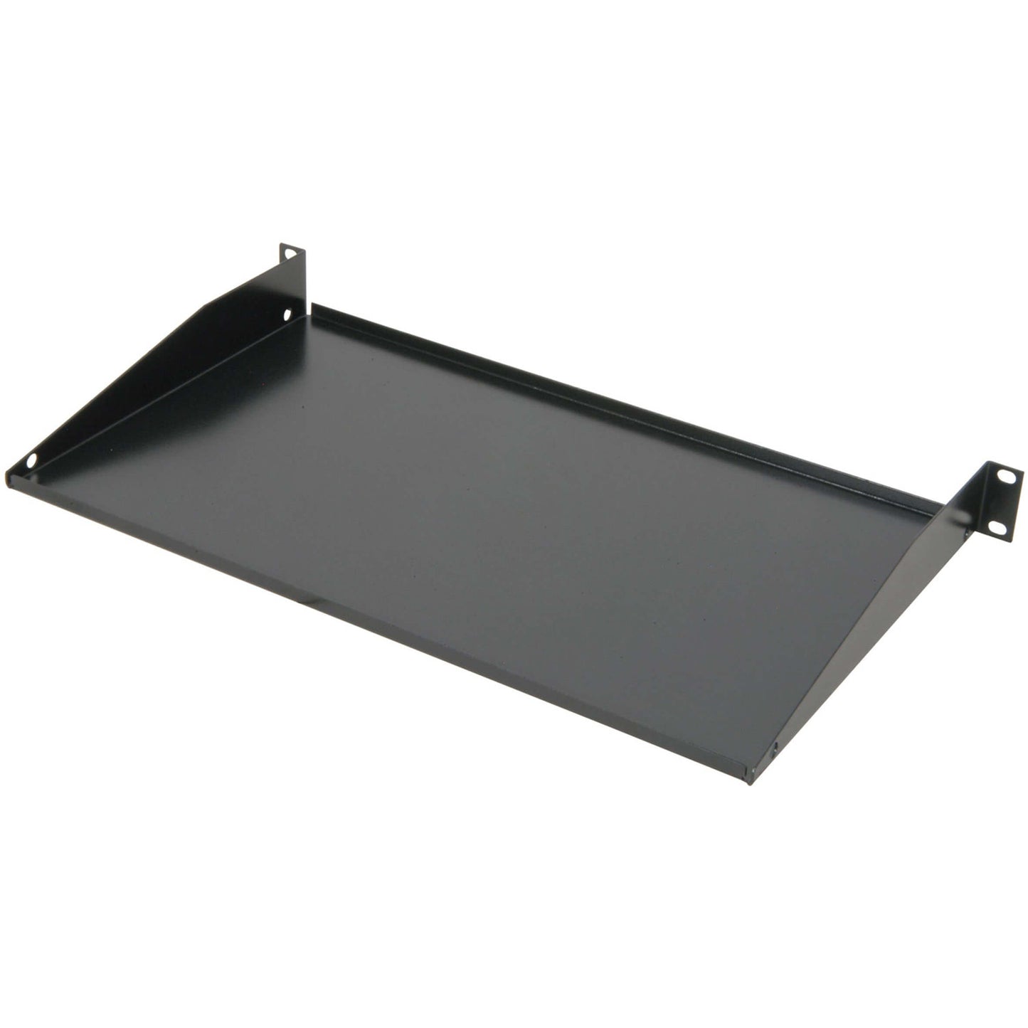 ADASTRA 19-Inch Support Module in Black Finish, a 1U Steel Rack Stand designed for durability and support.