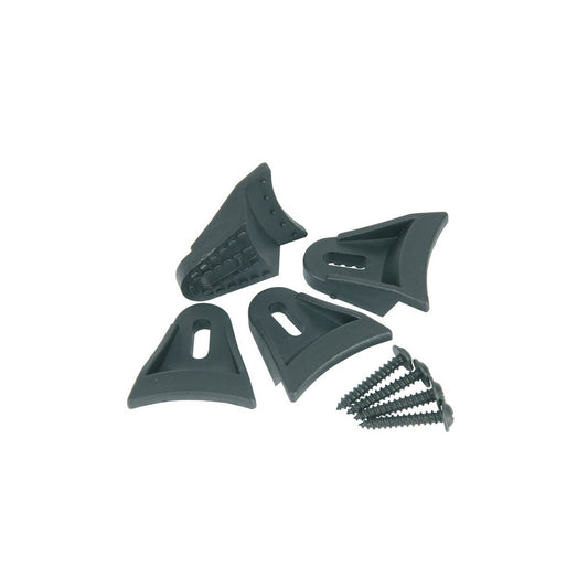 QTX Speaker Grill Clips Set featuring 4 plastic clamps with screws for securing speaker grills.