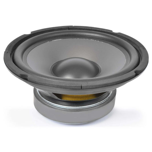 Fenton 10 Inch Hi-Fi Woofer PP Speaker, 125W, 8 Ohm, showcasing a black speaker with a prominent woofer design.