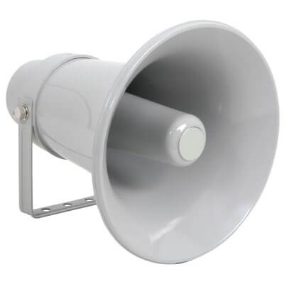 FILO ROHV30 100V Round Horn Speaker, a heavy-duty weather-resistant PA speaker with a 12-inch diameter and 30W power output.