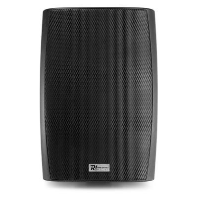 Power Dynamics BF80TB 100V Weatherproof Speaker 8 inch in black color, designed for outdoor use with IPX5 rating.