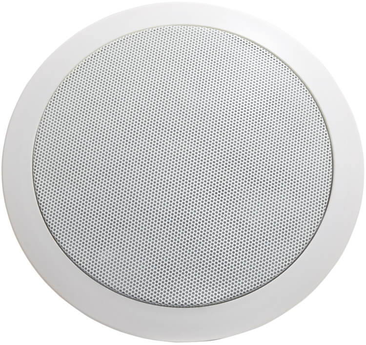 Adastra CC6V 2-Way Ceiling Speaker with a 6.25 inch dual cone design in white finish.