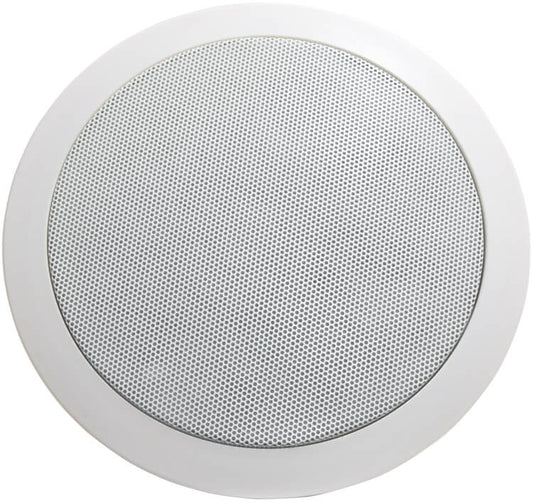 Adastra CC6V 2-Way Ceiling Speaker with a 6.25 inch dual cone design in white finish.