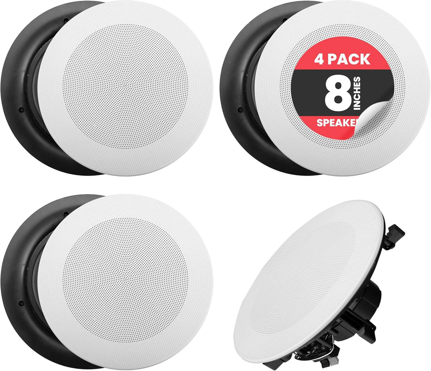 Adastra SW-VB Slimline 2-Way Flush Mount Speaker in black color, designed for seamless installation and high-quality sound.