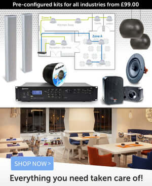 Adastra SC12-V Slimline Column Speaker, 12W RMS, designed for indoor use with crisp sound quality.