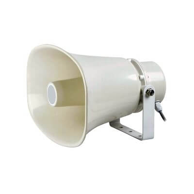 Filo RHV30 100V Rectangular Horn Speaker, 11x8 inches, made of ABS material, 30W power output.