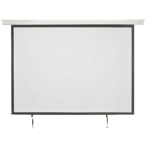 AVLINK EPS100-4:3 100-Inch Electric Projector Screen displayed against a neutral background.