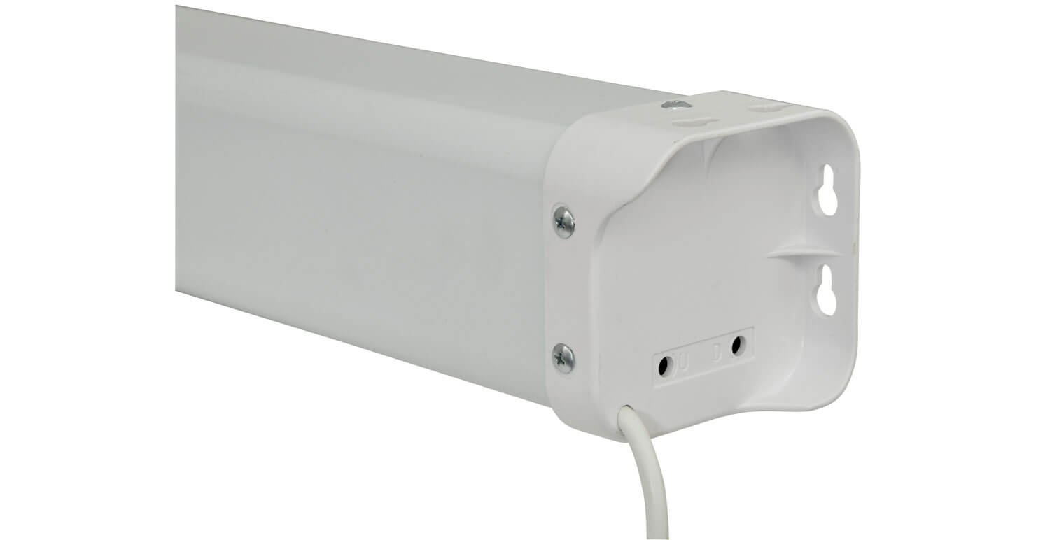 AVLINK EPS100 100-inch electric motorised projector screen displayed in a 16:9 format.