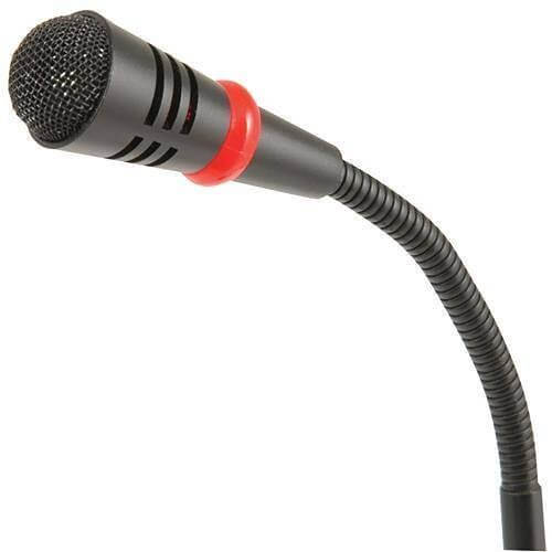 Adastra COM47 Conference and Paging Microphone with Gooseneck Design and XLR Connection