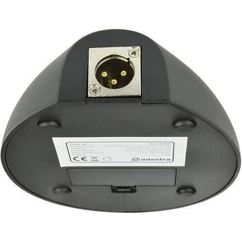 Adastra COM46 Conference Microphone with Base featuring a flexible stem, XLR connection, and cardioid pickup pattern.