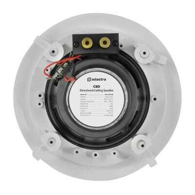 ADASTRA C8D Ceiling Speaker featuring a directional tweeter, designed for high-quality sound with 100W power output.