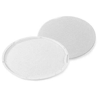 Power Dynamics FCS8 8-Inch 2-Way Slimline Ceiling Speaker designed for 100V line applications.