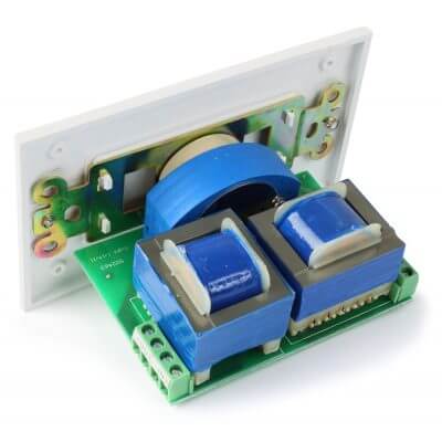 Power Dynamics PD VOL50 100V Volume Control Relay Fitted 50W 2X4, a compact volume control device suitable for audio systems.