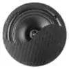 Power Dynamics NCSP6B Low Profile Ceiling Speaker in black, 6.5 inches, 30W, suitable for 100V systems.