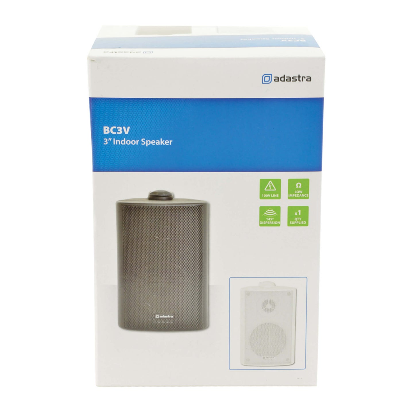 Adastra BC3V-W 100V 3-Inch Background Speaker in white color