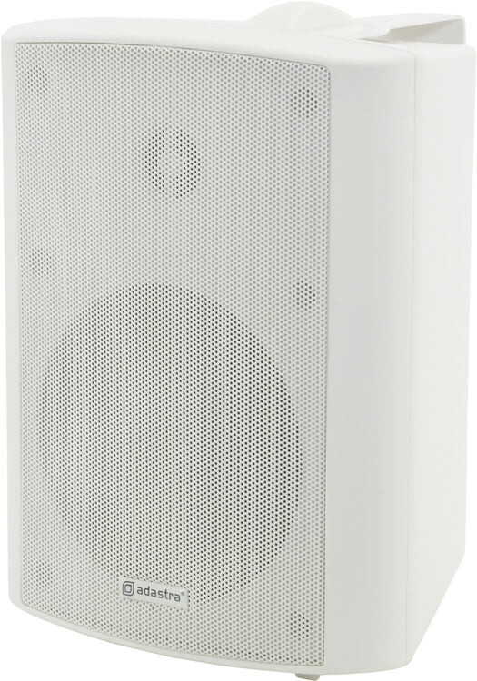Adastra BC5V-W 100V 5.25 inch indoor wall speaker in white, displayed as a pair.