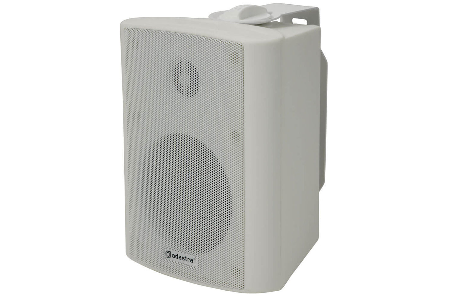 Adastra BP4V-W 100V weatherproof outdoor speaker in white, featuring a 4 inch size and 70W power.