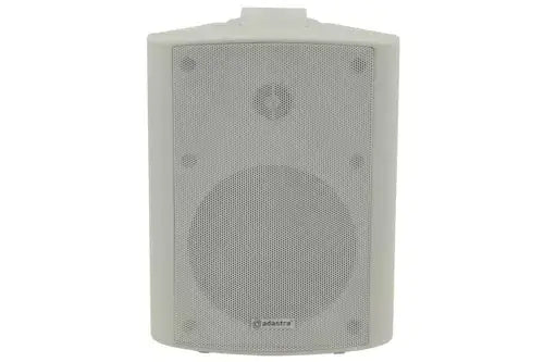 Adastra BP5V-W 100V Weatherproof Speaker 5.25 inch in white, designed for outdoor installations.