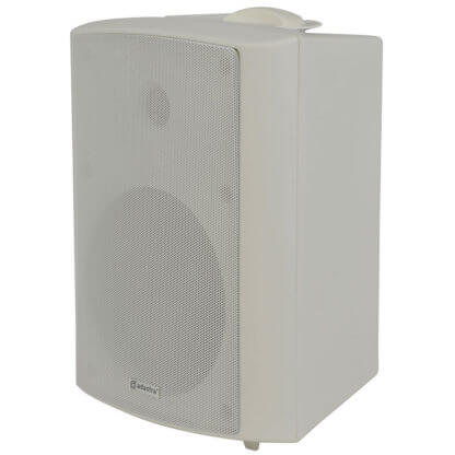 Adastra BP6V-W 100V Weatherproof Speaker, 6.5 inches in white, suitable for both indoor and outdoor use.