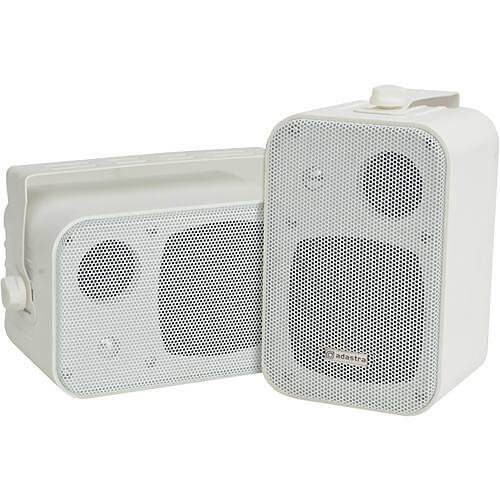 Adastra B30V 100V Line 4 Inch Background Speaker in white, 15W power, displayed as a pair.