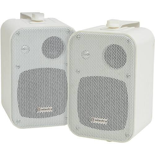 Adastra B30V 100V Line 4 Inch Background Speaker in white, 15W power, displayed as a pair.