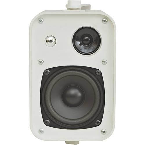 Adastra B30V 100V Line 4 Inch Background Speaker in white, 15W power, displayed in a pair.