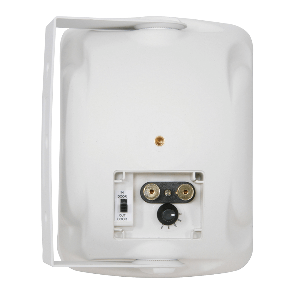 Adastra FC4V-W Compact 4-Inch 100V Wall Cabinet Speaker in weatherproof white finish.