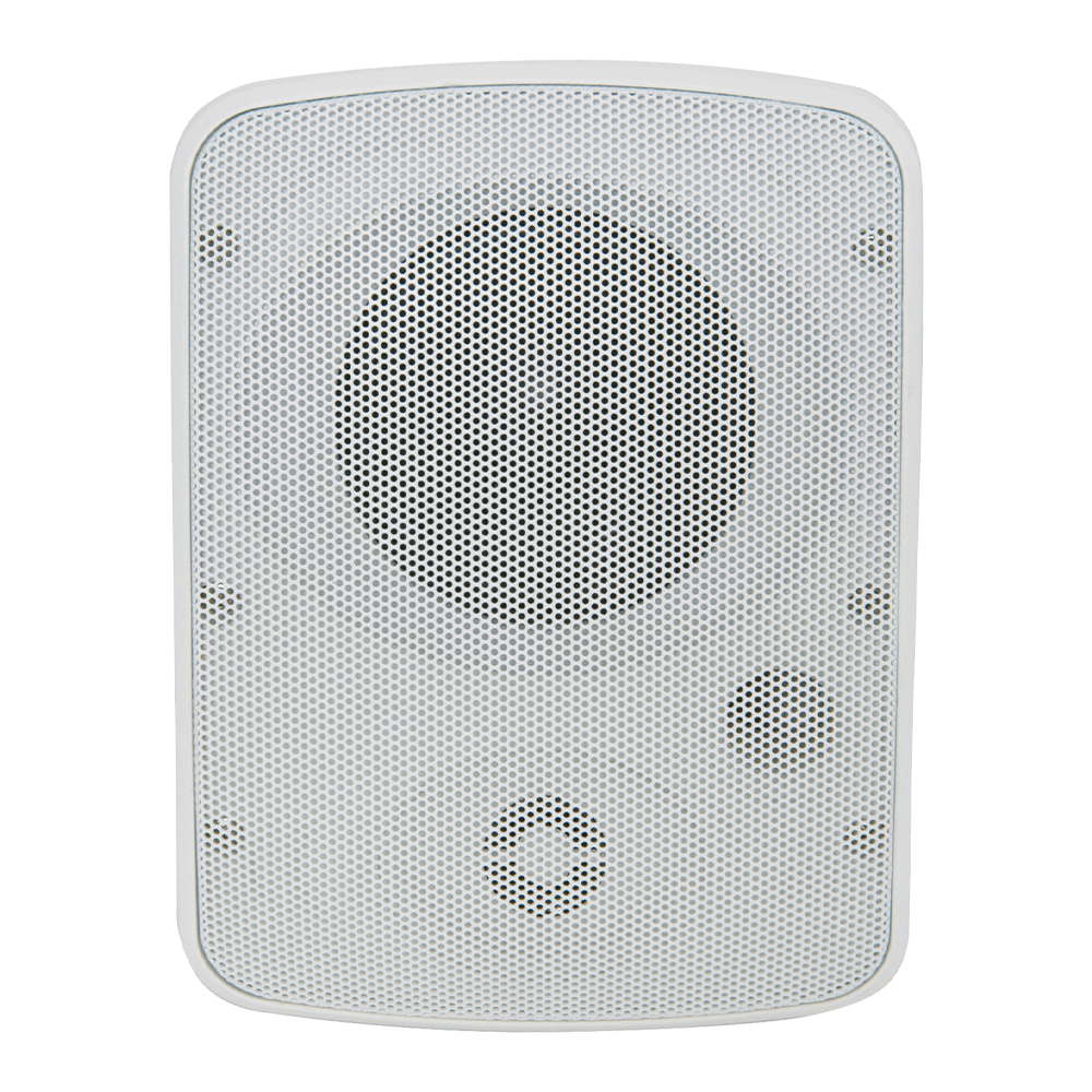 Adastra FC4V-W Compact 4-Inch 100V Wall Cabinet Speaker in weatherproof white finish.