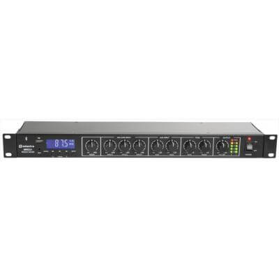 Adastra MM321 Rack Mixer featuring Bluetooth, USB connectivity, and FM Player, Model 953.028UK