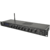 Adastra MM240 1U Rackmount Stereo Mixer-Amplifier with USB, Bluetooth, and FM Tuner, featuring 2 x 120W output.