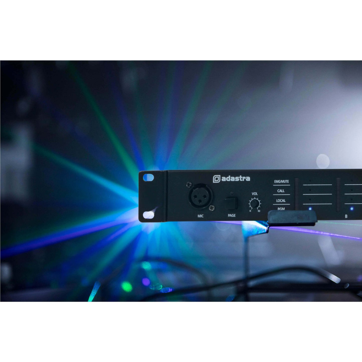 Adastra RZ45 Remote Zone Audio Matrix with Bluetooth, featuring 5-zone control and USB playback capabilities.