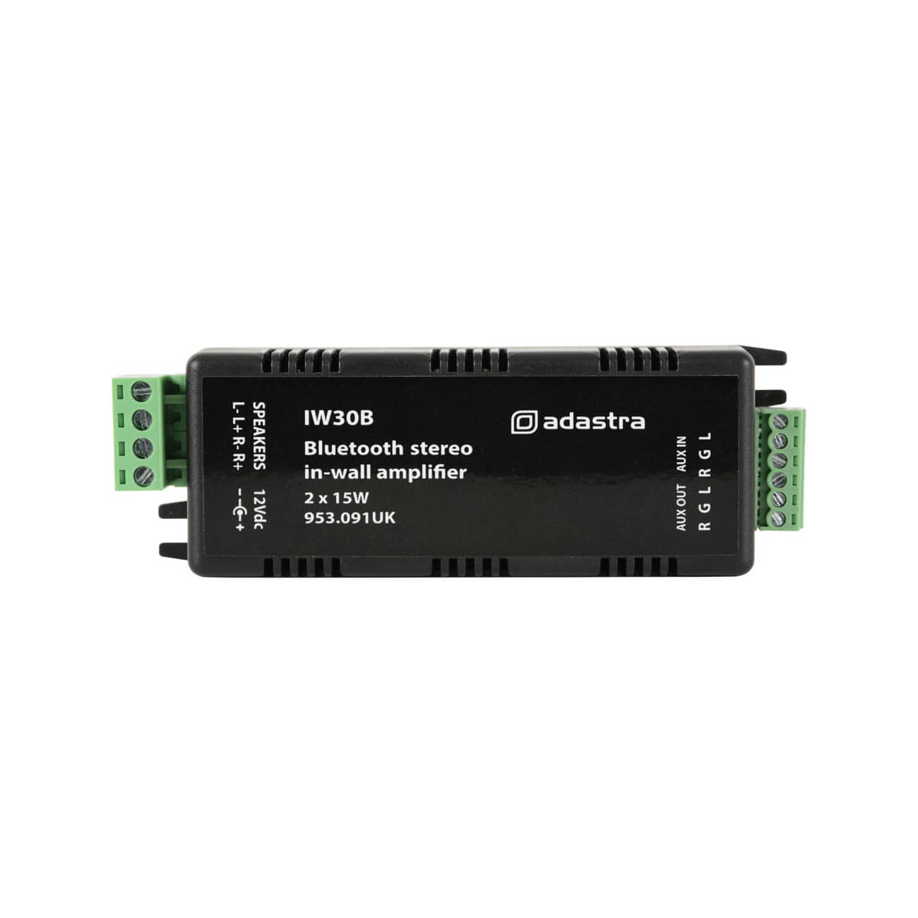 ADASTRA IW30B In-Wall Bluetooth Amplifier featuring 2 x 15W stereo output.