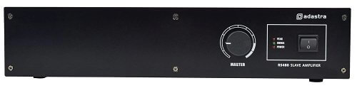 Adastra RS480 Slave Amplifier, a high power 100V 480W audio solution designed for rack mounting.
