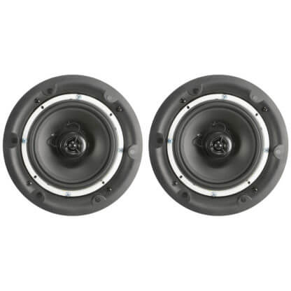Adastra BCS65S Bluetooth ceiling speakers set featuring a 6.5-inch active and passive pair, designed for high-quality audio output.