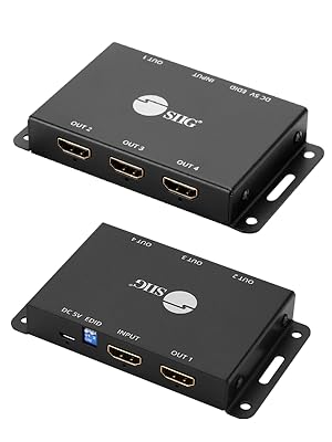 FILO CAVHDS1X2 HDMI 4K 1x2 Splitter with Auto EDID and Cascading Support displayed against a plain background.