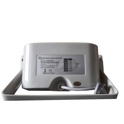 FILO CAVSHOC 30W Outdoor Clear Horn Speaker with water-resistant design and mounting bracket.