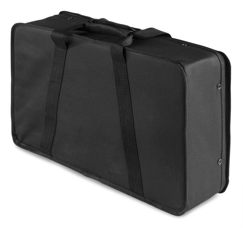 Angled view of the back of the AC-440 Soft Case 6 Uplights BBP94/BBP96S - BeamZ Protective Storage.