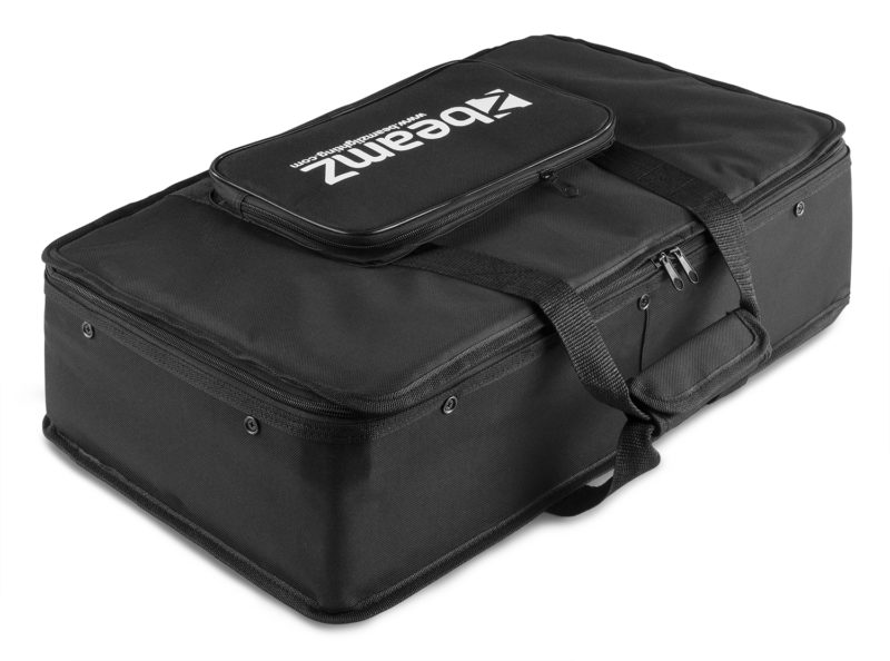 Top view of the closed AC-440 Soft Case 6 Uplights BBP94/BBP96S - BeamZ Protective Storage.