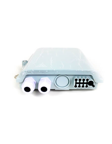 Image of Acconet 8-Core Distribution Box showing its design and features.