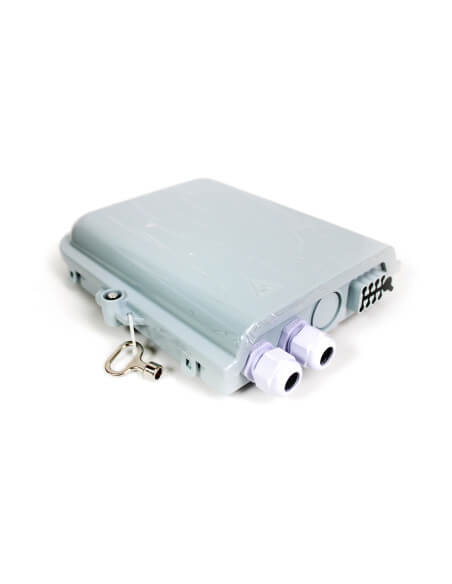 Acconet 8-Core Distribution Box, a device used for managing and distributing network connections.