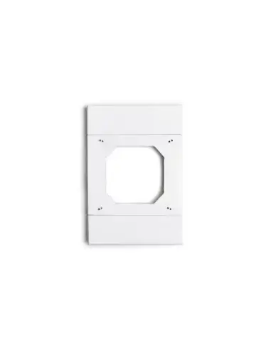 Acconet IoT 4x2 Smart Wall Switch Adapter Plate in white, measuring 100mm x 50mm.