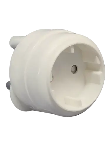 Acconet Schuko Socket to SA Plug Adapter, a device for converting Schuko sockets to South African plugs.